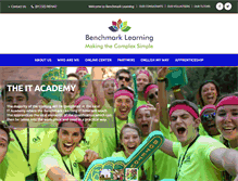Tablet Screenshot of benchmarklearning.co.uk