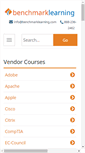 Mobile Screenshot of benchmarklearning.com